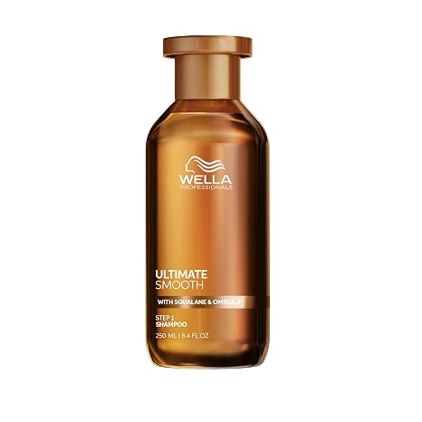 Wella Professionals Ultimate Smooth - Champú Tratamiento Hidratante para el Cabello con Escualano y Omega 9 - Cabello Seco, Apagado y Encrespado