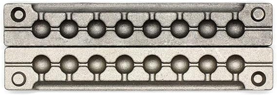 Dimatteo Round Sinker Mold with 8 Cavities and 1/3-Ounce,Without Handle