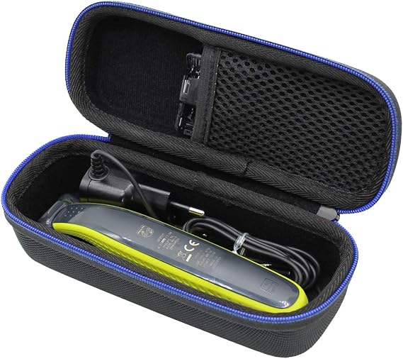 GUBEE Hard Travel Case Storage Case for Philips OneBlade 360 Hybrid Face + Body Electric Shaver Beard Trimmer and Body Groomer