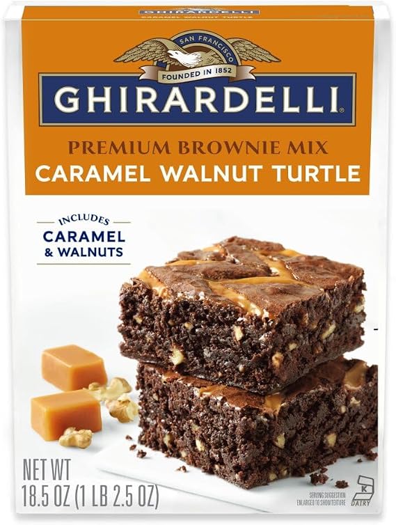 Ghiradelli Cramel Turtle Brownie Mix