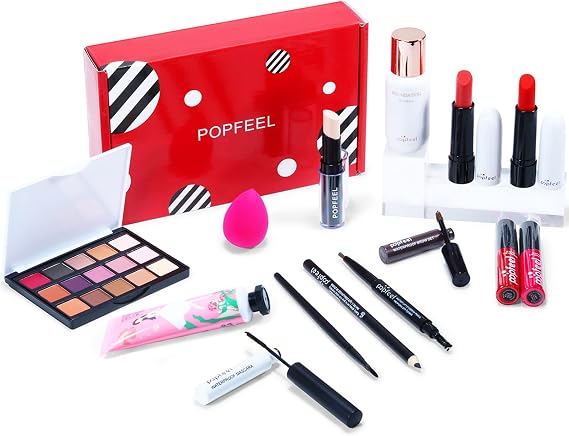 TEMU-SC 14Pcs Makeup sets for women, Make up set for teenage girls, Cosmetic Make-up Starter Kit With Gift Box