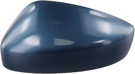 Wing Mirror Cover for Mazda for CX-5 2017-2023, Driver Passenger Side Mirror Cap Cover Replacement Left Right Exterior Housing(blue1-L)