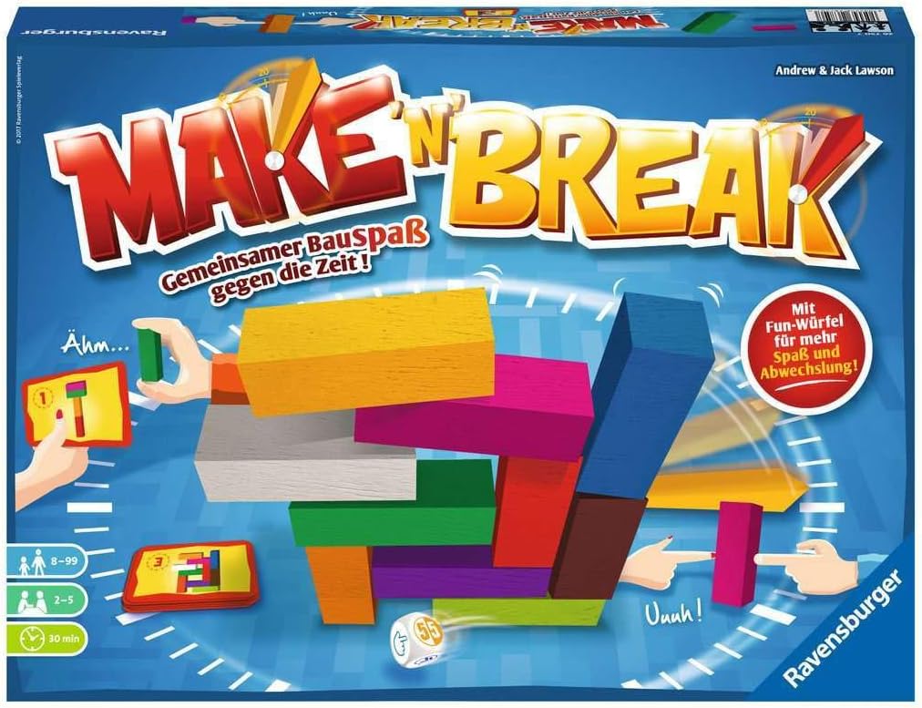 Ravensburger 267507 Game Make 'n' Break 17"