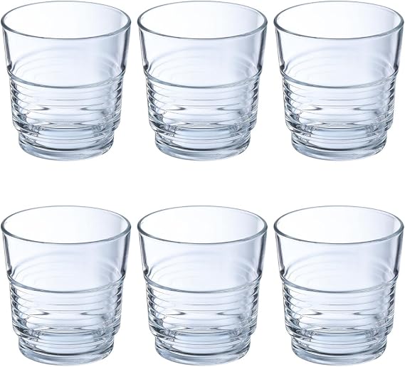 Arcoroc Spirale FB25 Stackable tumbler 250ml, 6 Tumbler