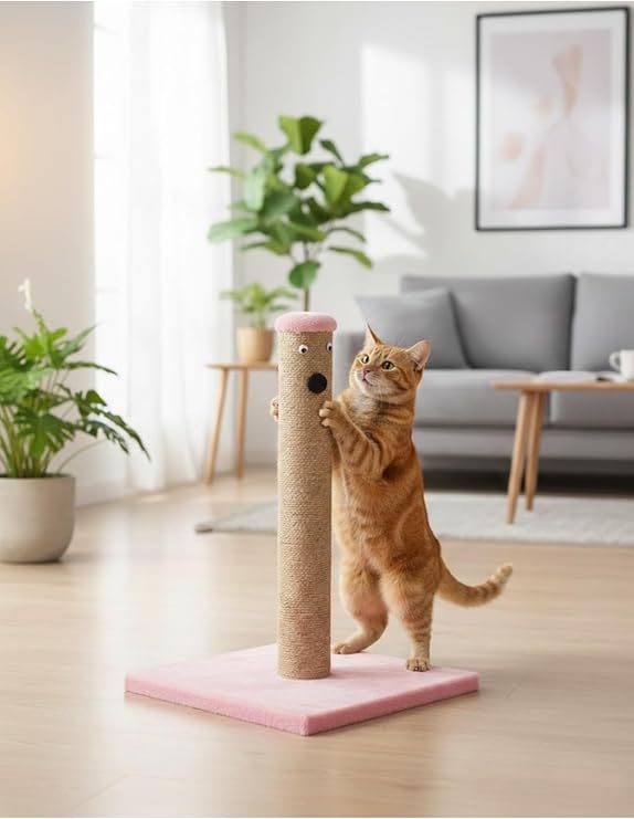 Kedi Tırmalama Tahtası 42cm, Pembe
