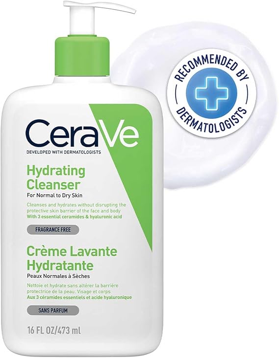 CeraVe Nemlendiren Temizleyici Kuru ve Normal Ciltler (473 ml)