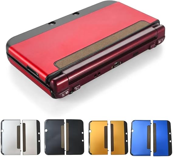 Yeni Nintendo 3DS XL LL için Kırmızı Koruyucu Dış Yüzey Koruması Sunan Sert Kılıf Tasarımı