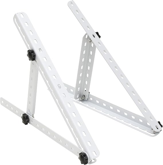 Güneş Paneli Montajı, 16 inç Katlanabilir Eğim Ayaklı Ayarlanabilir Güneş Paneli Eğim Montaj Braketleri Seti, Çatı, Tekne, 180 200 300 400 Watt Çatı için Güneş Paneli