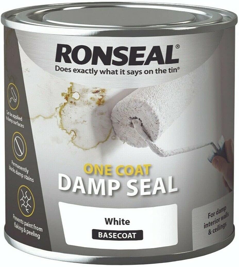 Ronseal OCDSW25L 2.5 Litre One Coat Damp Seal - White