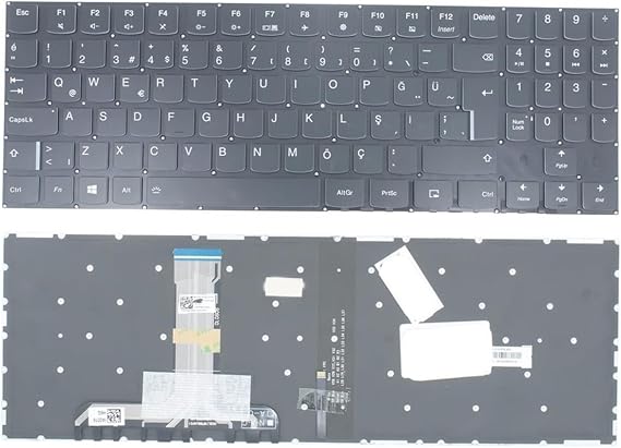 Lenovo ile uyumlu ile uyumlu Legion Y540 81SY001WTX Klavye Işıklı