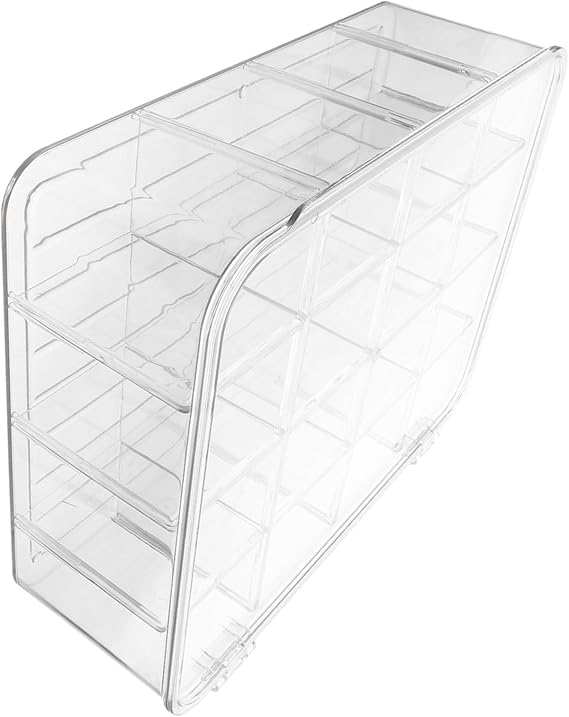 Tea Bag Storage Box Section Plastic Airtight Tea Containers Lid for Kitchen Counter Organiser