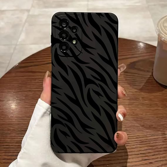 CepteCepnet Samsung Galaxy A13 İle Uyumlu Premier Kalite Özel Üretim High Kalite Baskılı Silikon Telefon Kılıfı BC 5