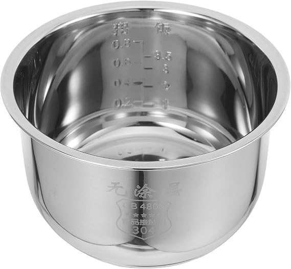 Stainless Steel Electric Rice Cooker Liner Inner Pot Part 1.6l
