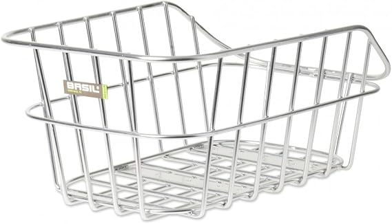 Basil Bicycle Basket Cento Aluminum