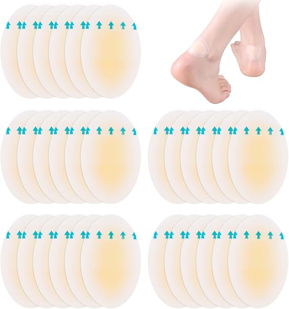 Fantasyon 20Pcs Hydrocolloid Blister Plasters, Invisible Gel Bandages