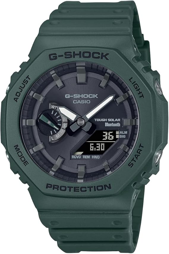 Casio GA-B2100-3ADR Kol Saati, G-Shock, Analog/Digital, Yeşil, Erkek