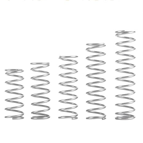 10 PCS Compression Spring, 304 Stainless Steel Compressed Springs, 7mm OD, 0.7mm Wire Diameter, 25mm Length
