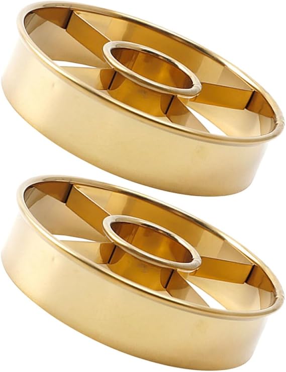 2pcs Doughnut Cutter, 430 Stainless Steel Cake Decorating Tool
