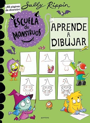 Escuela de Monstruos. Cuaderno de actividades - Aprende a dibujar: Cuaderno de dibujo para niños de 3 a 5 años
