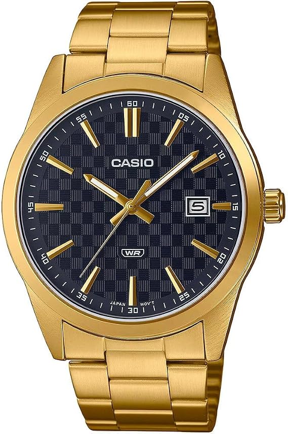 Casio Erkek Saat - MTP-VD02B-1EUDF Siyah Kadran