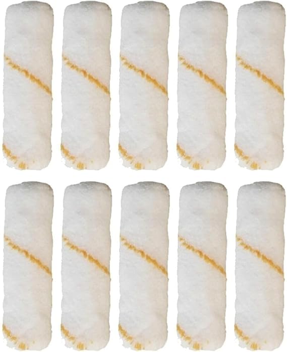 Orret Home 10 Adet Parmak Rulo Yedeği,Boya Ve Badana İçin 10 Cm Parmak Rulo Yedeği,Boya Badana Fırçası
