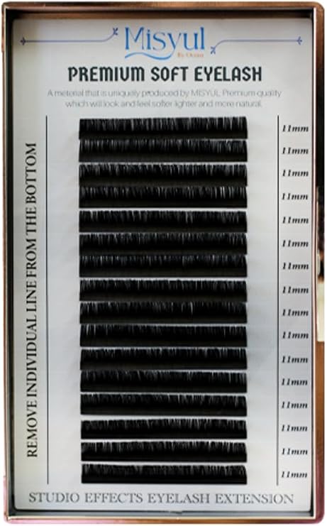 Premium Soft Eyelash, Doğal İpek Kirpik, 12mm, 0.10D