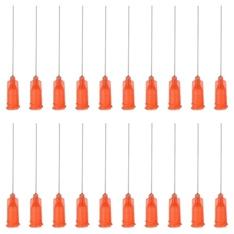 PATIKIL Blunt Tip Dispensing Needles with Lure Lock,1.5 Inch 24G 50Pcs