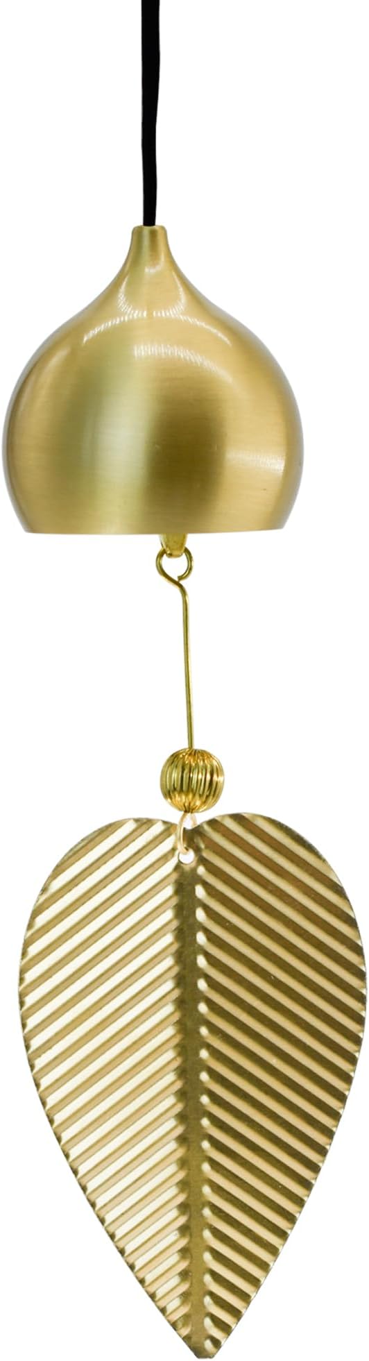 Japanese Wind Chime Hanging Ornament Traditional Metal Bell Mini Wind Chime Brass Copper Feng Shui Luck Enhancement Home Decor Entrance Chime Decoration Amulet Door Chime Accessory Ornament