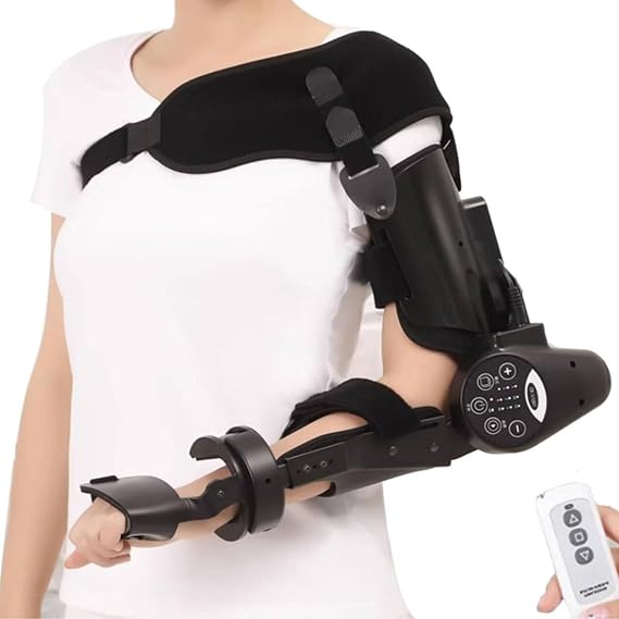 Electric Elbow Joint Rehabilitation Device for Upper Limb Arm Training, Precisely Controls Extension & Flexion for Stroke Hemiplegia Patients