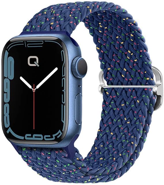 Quse Örgü Kordon, Apple Watch Series 11,10,9,8,7,6,5,3,SE,SE2,SE3 ile Uyumlu, Ayarlanabilir, 42mm/41mm/40mm/38mm ve 46mm/45mm/44mm/49mm