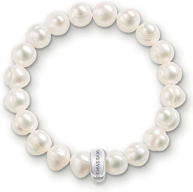 Thomas Sabo charm bead bracelet 925 sterling silver X0041-082-14
