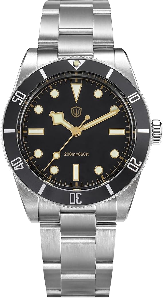 watchdives Quartz Watches WD7922 BB54 Men's Watch 37mm Sapphire Glass Luxury Wrist Watch 20Bar Diving Watches for Men