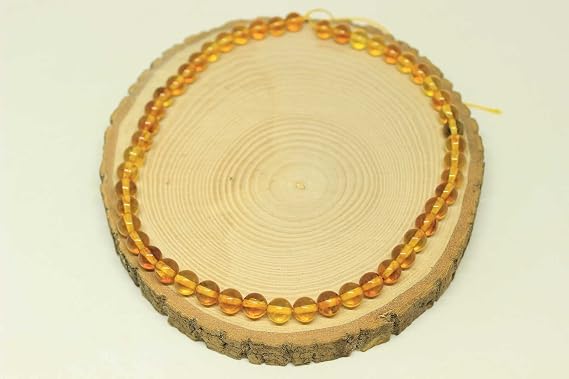 Kehribar YARIM Dizi 8mm (23475) (18cm uzunluğundadır)