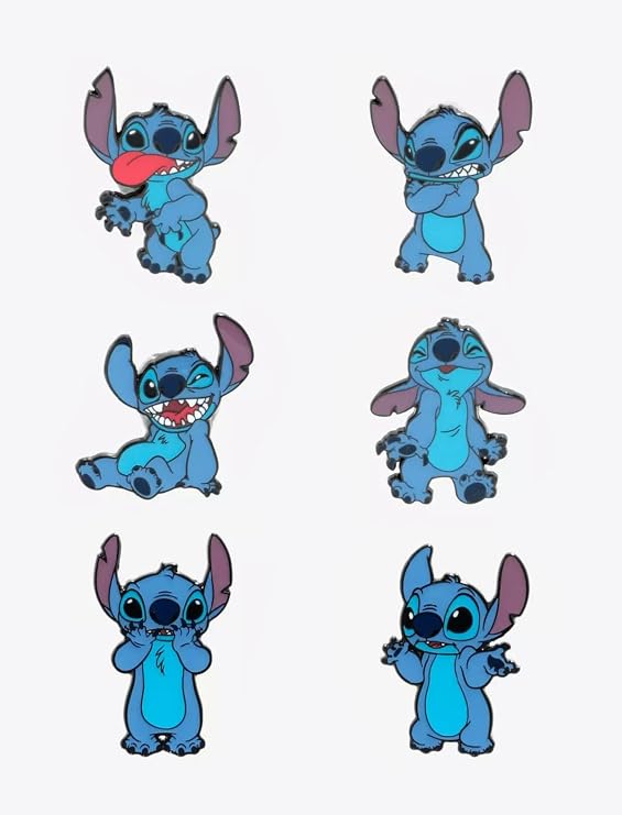 Loungefly Disney Lilo & Stitch - Funny Faces Enamel Pin