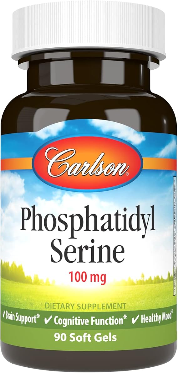 Carlson Labs, Phosphatidyl Serine, 100 mg, 90 Soft Gels