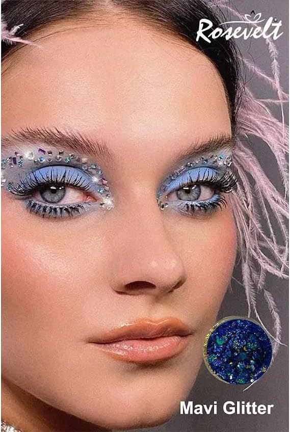 Jel Form Glitter Kalici Makyaj Sİmİ (mavİ)