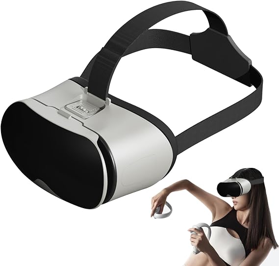 Virtual Reality Headset - Small Virtual Reality Goggles 3D Glasses | VR Gaming System, Mobile Phone Virtual Reality Headset, Wearable VR Set for Beginners, Kids, Adults
