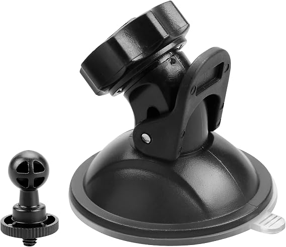 Car Dash Cam Mount Bracket,Dash Cam Video Holder,Dash Cam Suction Mount with 360 Degree Angle Viewfor Driving DVR Camera Camcorder