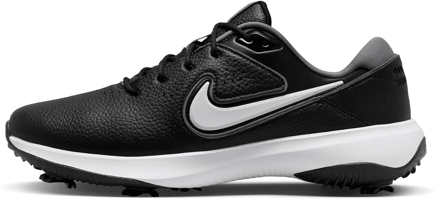 Nike Victory Pro 3 Men's Golf Shoes (Wide) (DX9028-003, Black/Cool Grey/White), Black/White, 8.5 UK