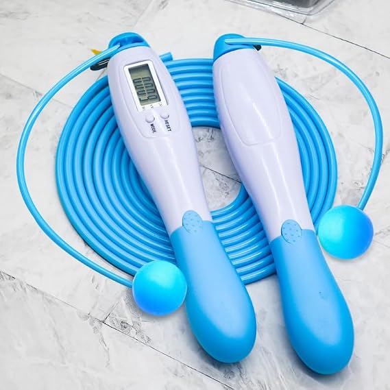 Ropeless Skipping Rope,Cordless Weighted Jump Rope Adjustable Skipping Rope,Digital Counting Jump Ropes for Home for Exercise Training