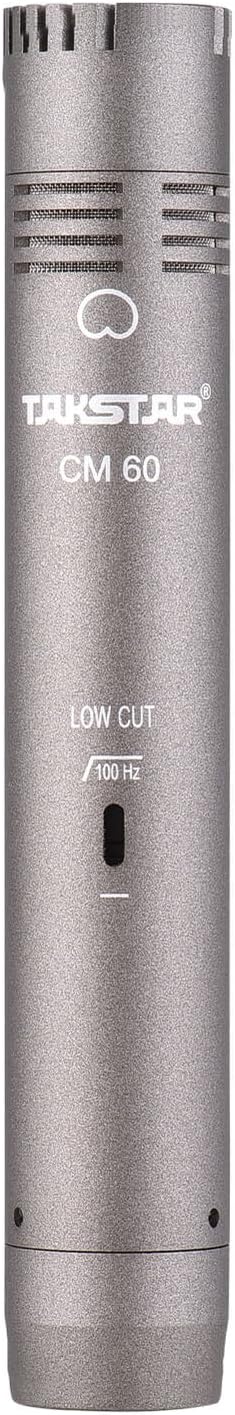 TAKSTAR CM-60 XLR Cardioid Condenser Studio Mic, Instrument Microphone