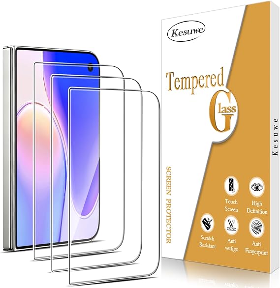 3枚パック 強化ガラス Apple iPhone Duo用 外側スクリーンプロテクター
