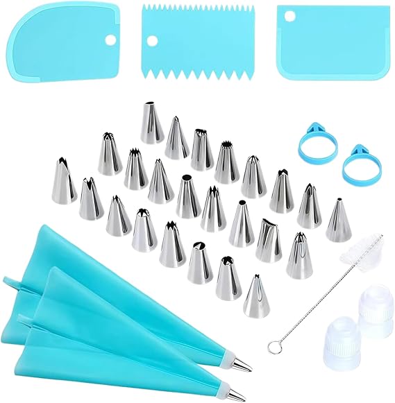 Cake Decoration Tools 34-Piece Washable Baking Decoration Frosting Supplies