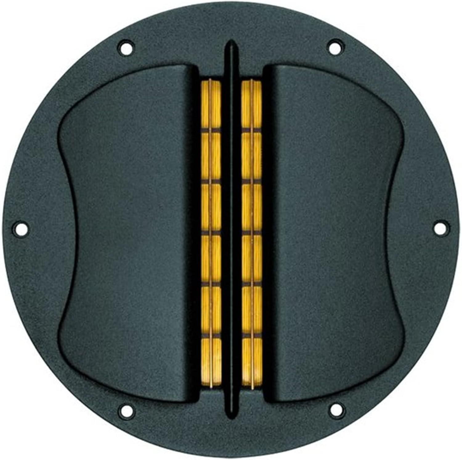HIVI Compatible 1 Piece RT2C-A/RT2E-A Flat Isomechanics Ribbon Tweeter Speaker Unit Cast Aluminum Panel 8OHM/30W Round Color: 1 Piece RT2C-A