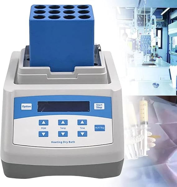 Plasma Gel Heating Machine 150W for PRP Gel Making with Real-Time Temperature & Time Countdown Display, Includes 8x5ml & 4x10ml Tubes