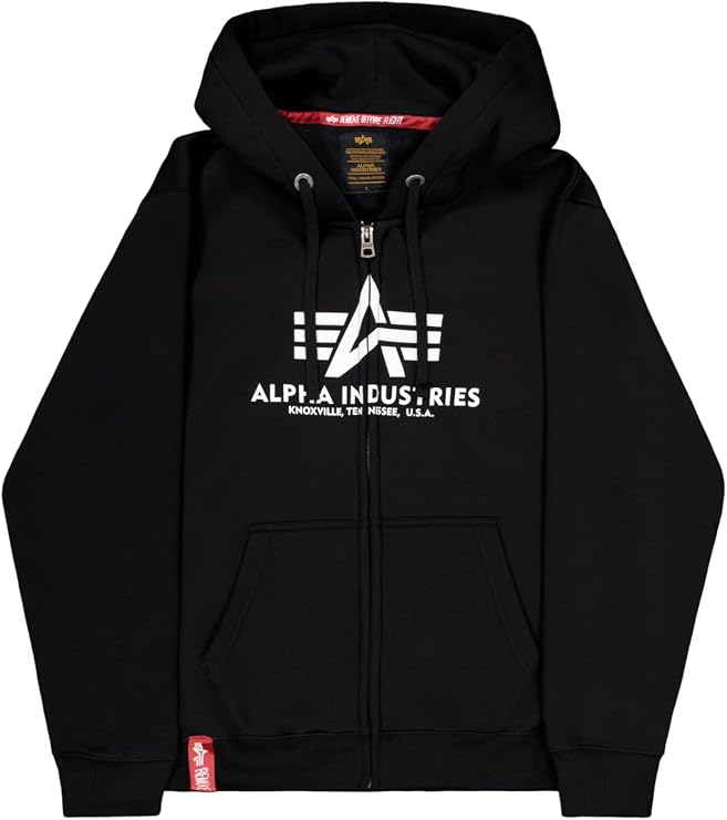 ALPHA INDUSTRIES Unisex Basic Zip Hoody Jacket