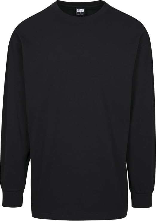 Urban Classics Men's Boxy Heavy Long-Sleeved Shirt Longsleeve T - Shirt (Pack of 1)