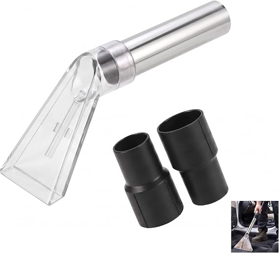 Universal Extractor Nozzle Wand, Small 3.6" Extraction Accessory Clear Head