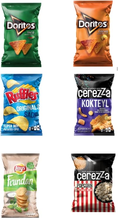 Doritos, Ruffles, Çerezza 6'lı Karma Atıştırmalık Seti