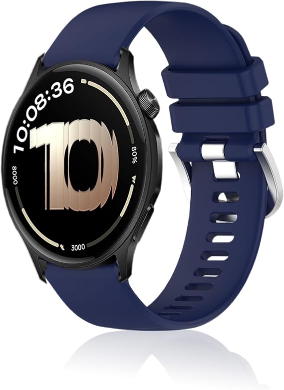 NOUKAJU Oneplus Watch Lite用バンド スマートウォッチ交換用バンド ソフトシリコンストラップ スマートウォッチアクセサリー Oneplus Watch Lite スマートウォッチ用交換用ストラップ ブルー